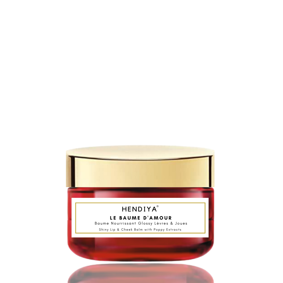 Le Baume D'amour - Soin Hydratant Glossy Lèvres & Joues Karité & Coquelicot