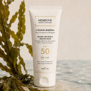 Hendiya® L'Écran Minéral with red algae extract, SPF 50+ sun protection